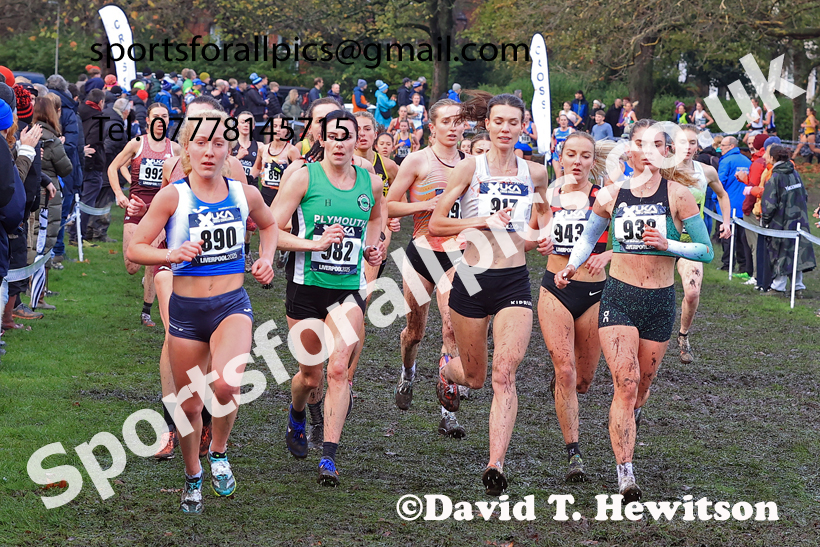 Senior Womens and Under-23s 2025 Liverpool Cross Challenge, Sefton Park, Saturday, November 22th. Photo: David T. Hewitson/Sports for All Pics